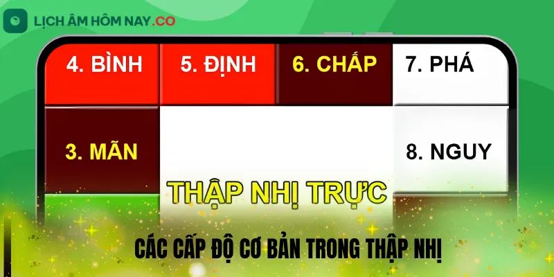 Các cấp độ cơ bản trong thập nhị