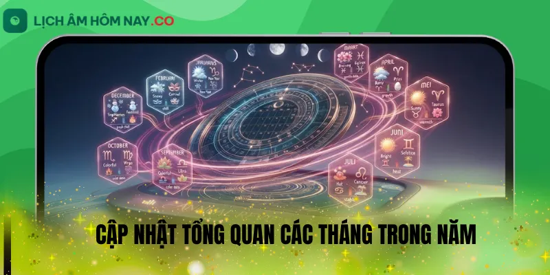 Cập nhật tổng quan các tháng trong năm