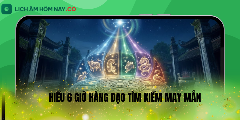 Hiểu 6 giờ hàng đạo tìm kiếm may mắn
