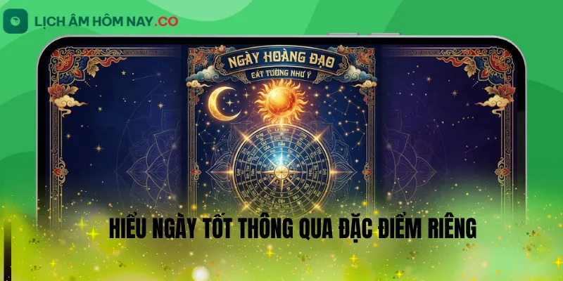 Hiểu ngày tốt thông qua đặc điểm riêng
