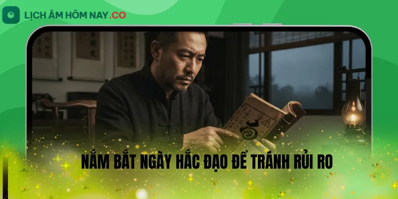 Nắm bắt ngày hắc đạo để tránh rủi ro